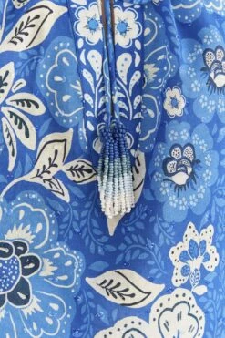 Farm Rio Blue Full Of Flowers Blouse -Farm Rio Fashion Store 306916 05