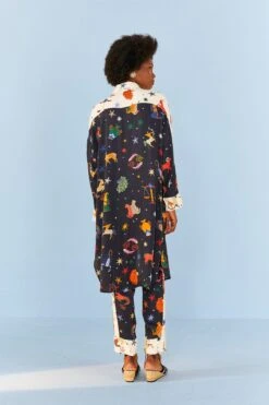 Farm Rio Zodiac Lenzing™ Ecovero™ Viscose Shirtdress -Farm Rio Fashion Store 307012 04