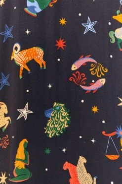 Farm Rio Zodiac Lenzing™ Ecovero™ Viscose Shirtdress -Farm Rio Fashion Store 307012 05