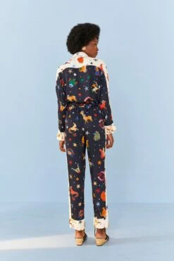 Farm Rio Zodiac Lenzing™ Ecovero™ Viscose Pants -Farm Rio Fashion Store 307013 03