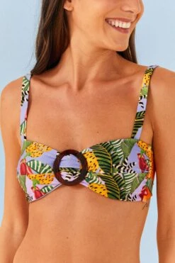 Farm Rio Striped Bananas Bikini Top -Farm Rio Fashion Store 307049 04