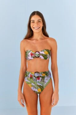 Farm Rio Striped Bananas One Piece Swimsuit -Farm Rio Fashion Store 307051 04