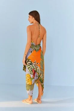 Farm Rio Striped Bananas Cover Up -Farm Rio Fashion Store 307052 05