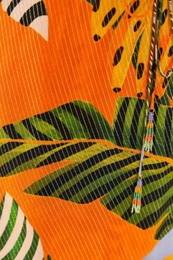 Farm Rio Striped Bananas Cover Up -Farm Rio Fashion Store 307052 06