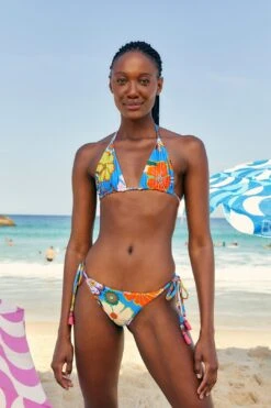 Farm Rio Full Garden Triangle Bikini Top