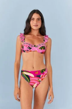 Farm Rio Pink Leopard Forest Underwire Bikini Top 10 Farm Rio Pink Leopard Forest Underwire Bikini Top -Farm Rio Fashion Store 307080 03