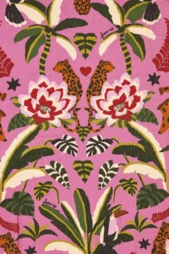 Farm Rio Pink Leopard Forest Sarong -Farm Rio Fashion Store 307083 08