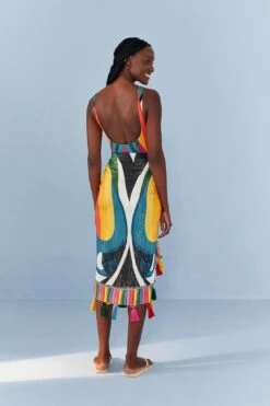 Farm Rio Macaw Stripes Sarong -Farm Rio Fashion Store 307131 05