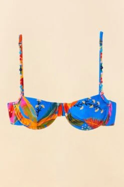 Farm Rio Blue Macaw Party Underwire Bikini Top 11 Farm Rio Blue Macaw Party Underwire Bikini Top -Farm Rio Fashion Store 307134 06