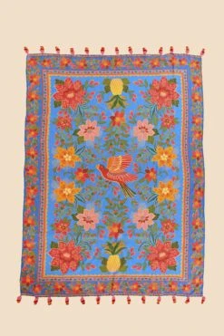 Farm Rio Blue Tropical Tapestry Sarong -Farm Rio Fashion Store 307139 06