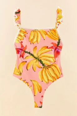 Farm Rio Pink Banana Taste One Piece Swimsuit -Farm Rio Fashion Store 307162 06
