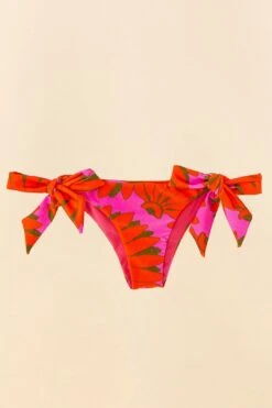 Farm Rio Pink Copacabana Side Tie Bikini Bottom -Farm Rio Fashion Store 307168 06