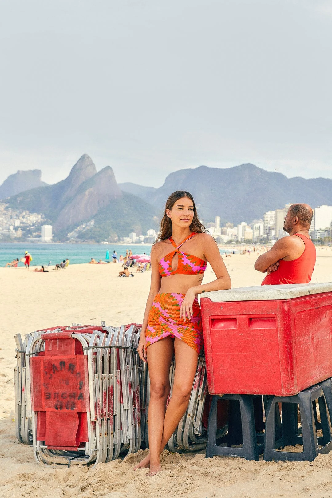 Farm Rio Pink Copacabana Cover Up Skirt 3 Farm Rio Pink Copacabana Cover Up Skirt