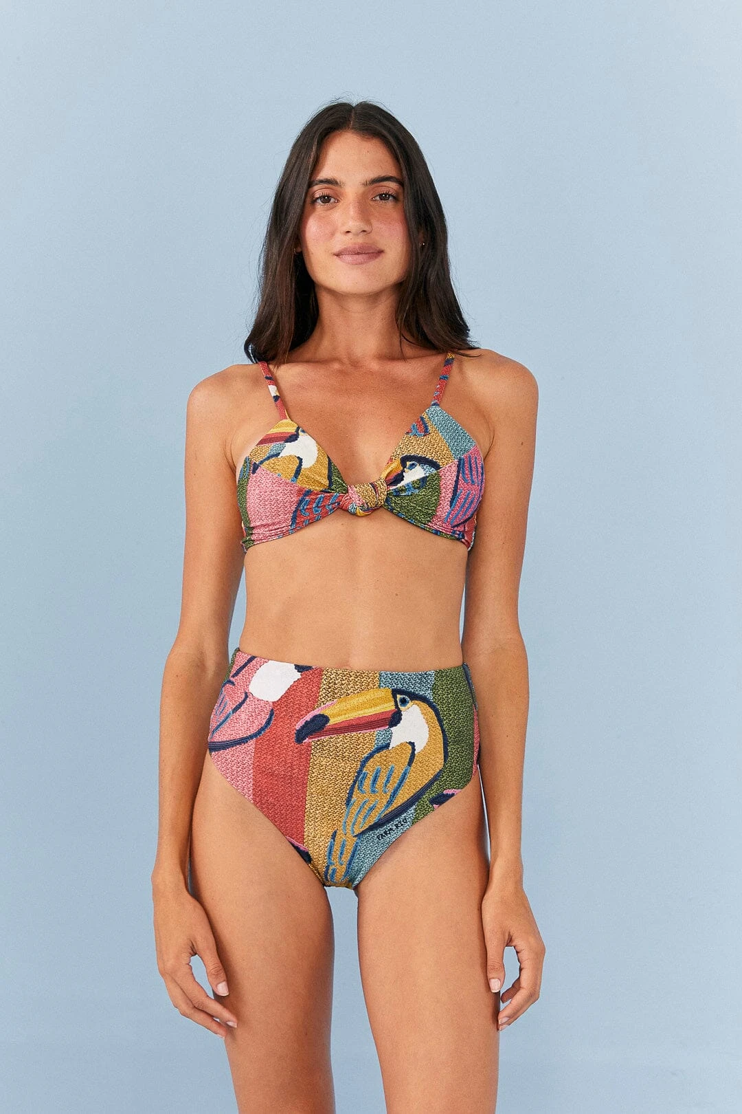 Farm Rio Wonderful Toucans High Waisted Bikini Bottom 4 Farm Rio Wonderful Toucans High Waisted Bikini Bottom - Image 2