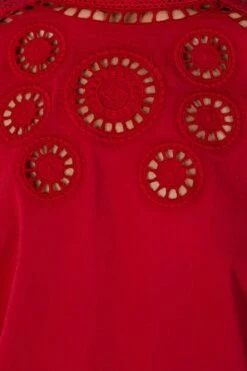 Farm Rio Red Romantic Blouse -Farm Rio Fashion Store 308188 04