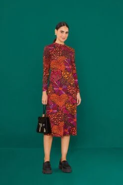 Farm Rio Leopard Hearts Jersey Dress -Farm Rio Fashion Store 308218 02