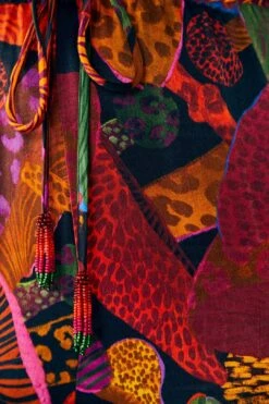 Farm Rio Leopard Mushroom Lenzing™ Ecovero™ Viscose Pants -Farm Rio Fashion Store 308267 04