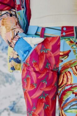 Farm Rio Mixed Scarves Ski Pants -Farm Rio Fashion Store 308307 05