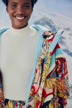 Farm Rio Banana Bunch Ski Puffer Jacket -Farm Rio Fashion Store 308308 03