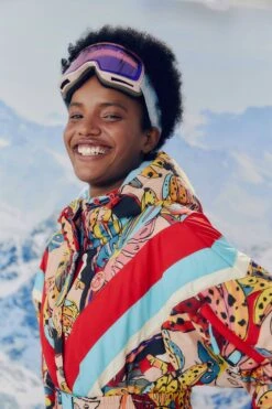 Farm Rio Banana Bunch Ski Puffer Jacket -Farm Rio Fashion Store 308308 05