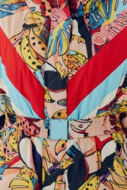 Farm Rio Banana Bunch Ski Puffer Jacket -Farm Rio Fashion Store 308308 07