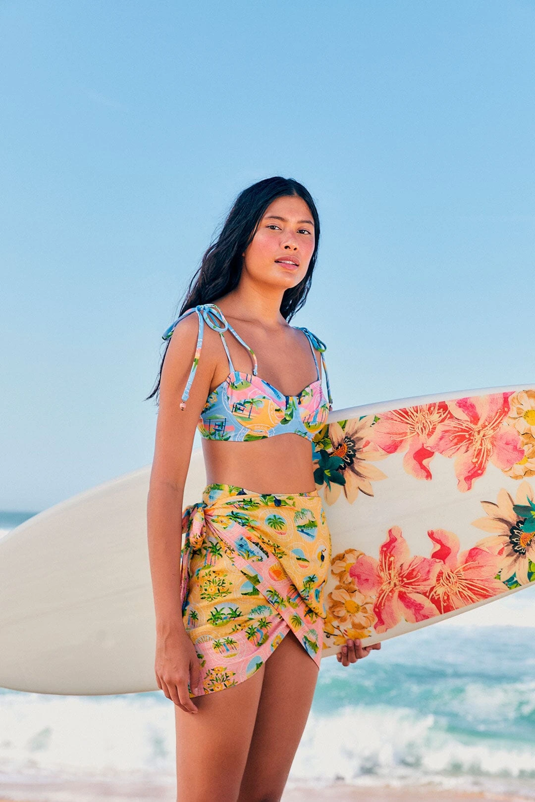 Farm Rio Rio Stamps Reversible Cover Up 3 Farm Rio Rio Stamps Reversible Cover Up