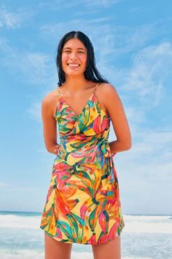 Farm Rio Colorful Banana Cover Up