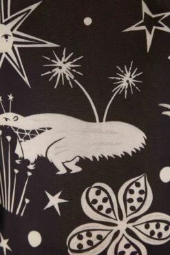 Black & White Cerrado Sky Tulle Blouse 10 Black & White Cerrado Sky Tulle Blouse -Farm Rio Fashion Store 308525 04