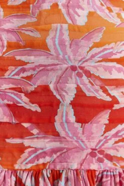 Farm Rio Red Coconut Tree Mini Dress -Farm Rio Fashion Store 309146 05