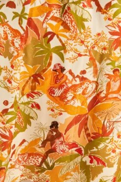 Farm Rio Sand Leopard Forest Maxi Dress 12 Farm Rio Sand Leopard Forest Maxi Dress -Farm Rio Fashion Store 309151 05