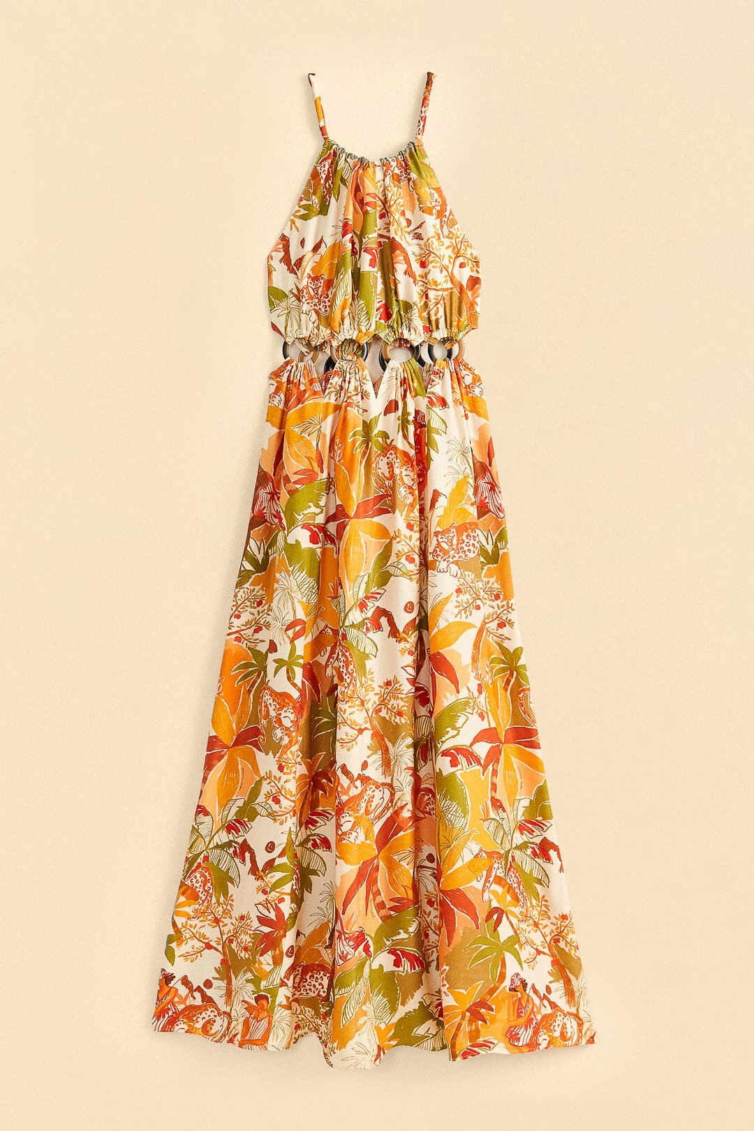 Farm Rio Sand Leopard Forest Maxi Dress 8 Farm Rio Sand Leopard Forest Maxi Dress - Image 6