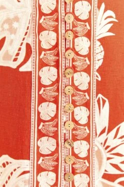 Farm Rio Red Lace Monsteras Crop Top -Farm Rio Fashion Store 309178 05