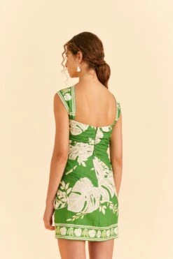 Farm Rio Green Lace Monsteras Mini Dress 9 Farm Rio Green Lace Monsteras Mini Dress -Farm Rio Fashion Store 309182 04