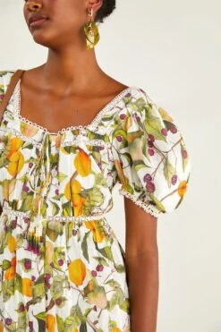 Farm Rio Off-white Fruit Orchard Mini Dress -Farm Rio Fashion Store 309184 04