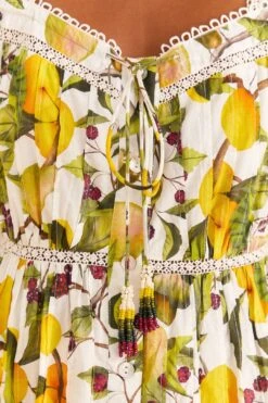 Farm Rio Off-white Fruit Orchard Mini Dress -Farm Rio Fashion Store 309184 05