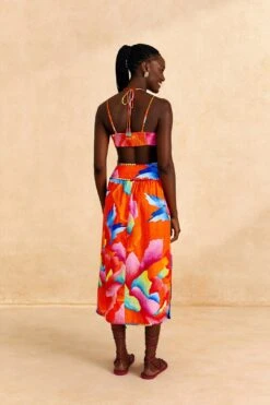 Farm Rio Red Ombre Chita Top -Farm Rio Fashion Store 309186 04