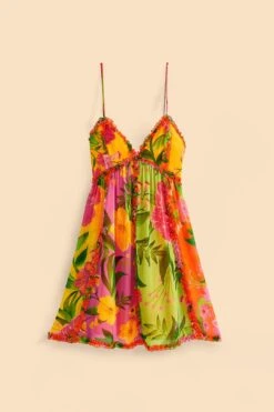 Farm Rio Mixed Romantic Garden Mini Dress 13 Farm Rio Mixed Romantic Garden Mini Dress -Farm Rio Fashion Store 309192 06