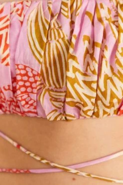 Farm Rio Pink Mixed Lobsters Top 9 Farm Rio Pink Mixed Lobsters Top -Farm Rio Fashion Store 309201 05