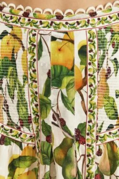 Farm Rio Off-White Fruit Orchard Mini Skirt -Farm Rio Fashion Store 309205 05