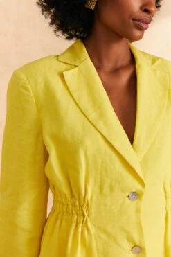 Farm Rio Bright Yellow Blazer -Farm Rio Fashion Store 309211 03