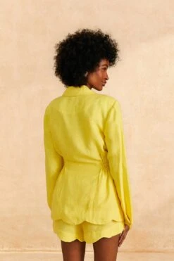 Farm Rio Bright Yellow Blazer -Farm Rio Fashion Store 309211 04