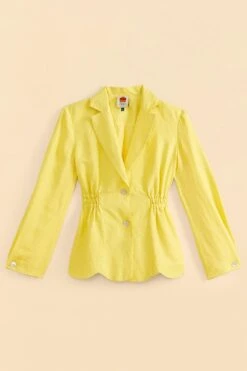 Farm Rio Bright Yellow Blazer -Farm Rio Fashion Store 309211 06