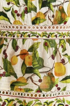 Farm Rio Off-White Fruit Orchard Blouse 12 Farm Rio Off-White Fruit Orchard Blouse -Farm Rio Fashion Store 309214 05