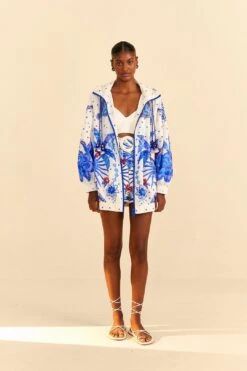 Farm Rio Off-White Jungle Chic Shorts -Farm Rio Fashion Store 309221 02