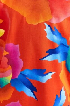 Farm Rio Red Ombre Chita T-Shirt Dress 12 Farm Rio Red Ombre Chita T-Shirt Dress -Farm Rio Fashion Store 309290 05