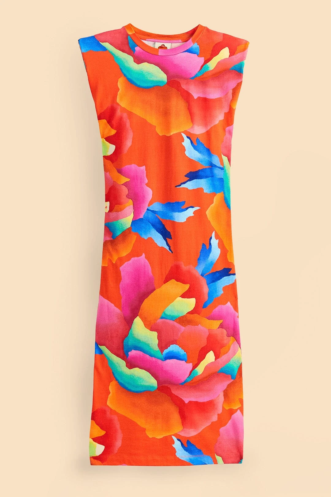 Farm Rio Red Ombre Chita T-Shirt Dress 8 Farm Rio Red Ombre Chita T-Shirt Dress - Image 6