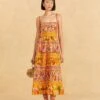 Farm Rio Mixed Fruits Paradise Midi Dress -Farm Rio Fashion Store 309292 01