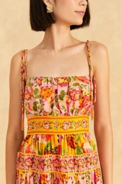 Farm Rio Mixed Fruits Paradise Midi Dress -Farm Rio Fashion Store 309292 03