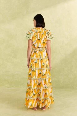 Farm Rio Off-White Peppers Maxi Dress -Farm Rio Fashion Store 309305 04