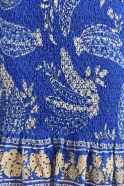 Farm Rio Blue Lace Banana Mini Dress -Farm Rio Fashion Store 309344 05